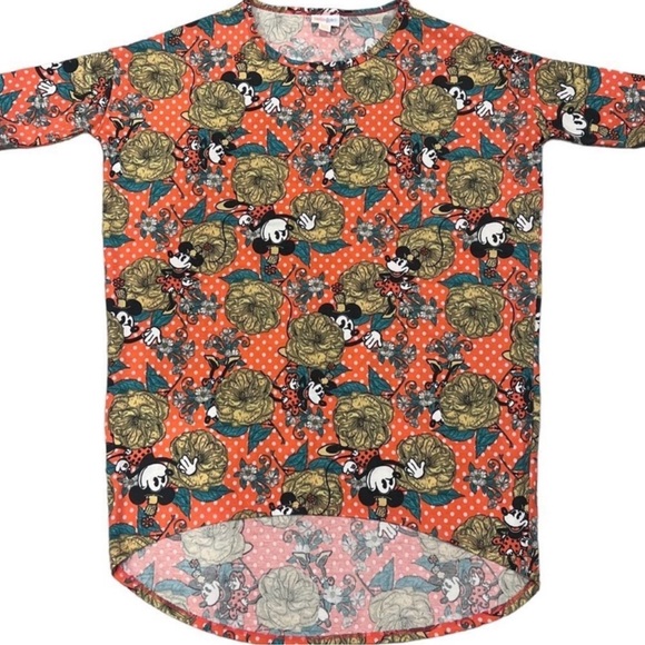 Disney x LuLaRoe Vintage Irma Mickey Mouse Pumpkin Daisy Halloween Print XXS - Picture 1 of 13